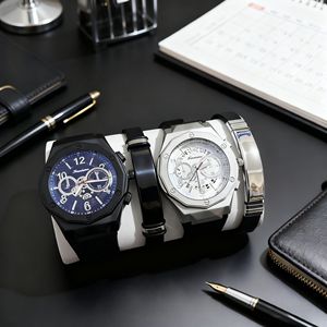 Nouvelle Arrivée 2025 – Montre à Quartz Tendance pour <span class=keywords><strong>Homme</strong></span> avec Grand Cadran en Silicone, Écologique, Idéale pour le Bureau et les Cadeaux - Product Image 3
