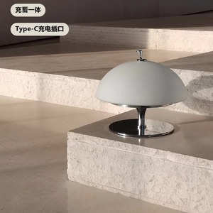 Lampe de table T912 à commande tactile LED, rechargeable, fonctionnant sur batterie, pour éclairage de salon, chambre à coucher, bureau - Product Image 3