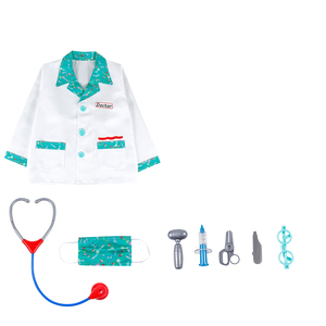 زي طبيب وممرضة للأطفال الأفضل صنعًا ، زي لعبة التظاهر ، زي زي عيد هالوين الوظيفي للأطفال - Product Image 2