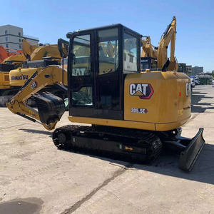 Durable usado Cat305.5E Mini excavadora 32kW motor 0,22 M cubo capacidad caja de cambios y PLC en buenas condiciones para la venta - Product Image 1