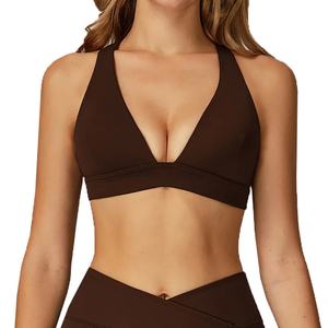 Soutien-gorge de sport pour femme, été, extérieur, sans couture, respirant, design ajusté, écologique, extensible dans les quatre sens - Product Image 6