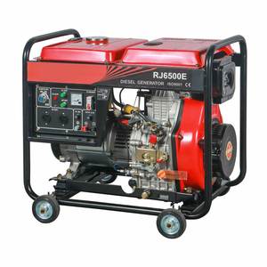 Tengka DG7000E 6kW 6kVA Open Frame Diesel Generator Welding Machine for Engine <b>12V</b> <b>DC</b> Electric Start Air Cooled CE Certified 1 - Product Image 3
