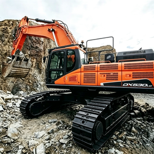 Meilleur prix, excavatrice sur chenilles DX530LC-9C fiable, 53 tonnes, puissante machine de terrassement, approvisionnement direct usine pour mines en terrasse ouverte de grande envergure - Product Image 4