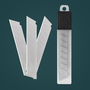 Utility Knife Blade 101x18mm Metal Industrial Cutter Replacement Blades 10-Pack for Wallpaper Unpacking Cutting Tasks - Product Image 1
