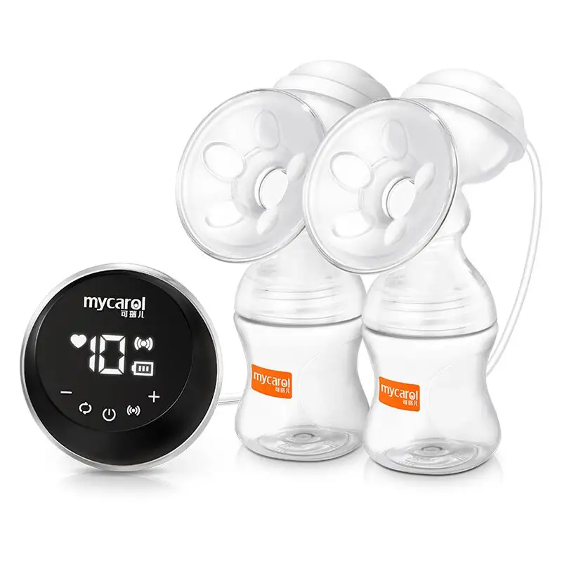 Pompa Hisap Bayi Kelas Medis Bebas BPA Pompa Payudara Portabel Ganda Dapat Diisi Ulang USB Silikon Pompa Payudara Elektrik