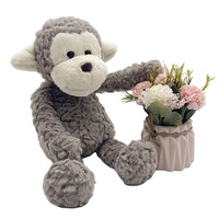 25cm Doux Mignon Zoo Animal Singe Bébé Poupée Trucs Animaux Kawaii Singe En Peluche Jouet