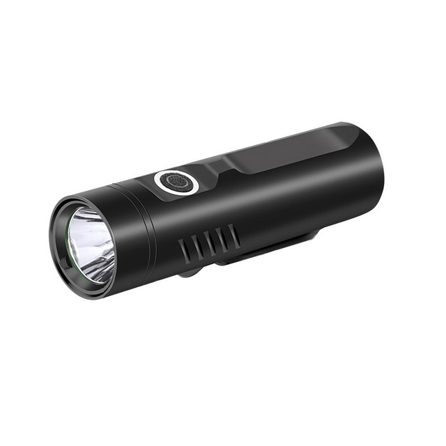 USB Rechargeable 20W 2000lm LED EDC Flashlight Torch High Brightness Aluminum Alloy Body with Power Bank Function Pocket Size