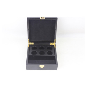 Boîte d'emballage pour capsules Nespresso en bois noir - Product Image 1