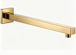 Toma de pared+Pincel Oro+Cuadrado-40cm