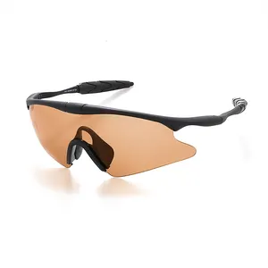 Yijia X100 kacamata keamanan, pelindung mata Anti kabut gaya baru dengan Logo kustom Anti laser UV400