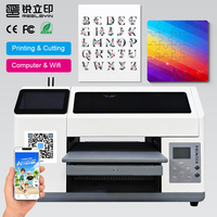 Imprimante UV à plat multifonctionnelle A3 mini 2-en-1 entièrement automatique pour cartes, autocollants, patchs TPU et logos – Imprimante UV DTF