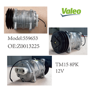 Nuevo Compresor de Aire Acondicionado Original Valeo TM15 OE Z0013225 12V 2AG, Duradero, para Refrigeración, Almacenamiento en Frío y Transporte, 12 Meses de Garantía - Product Image 4