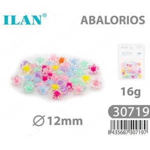 ลูกปัดรูปดาว Ilan Abalorios ขนาด 12 มม. หลากสี สำหรับทำเครื่องประดับ - Product Image 3