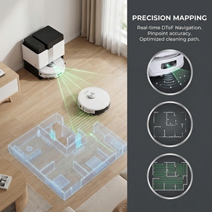 Vacuum <b>Cleaner</b> Wet and Dry powered by 20000pa Pa Power Suction for 3 in 1 Sweeping Mopping Mop Wet and Dry <b>Robot</b> Vacuum - Product Image 3