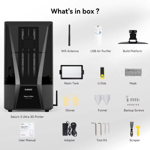 ELEGOO 3 Ultra <b>3D</b> <b>Printer</b>, 12K 10" Mono LCD Resin <b>Printer</b> with ACF Film 150mm/h Fast Printing Wi-Fi Large Build Volume - Product Image 1