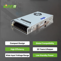 Alimentation à découpage 400W 24V AC-DC à sortie unique pour la maison intelligente et l'industrie, certifiée CE CB FCC, ultra-mince, haute efficacité 86%
