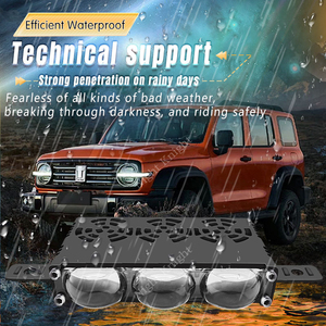 <span class=keywords><strong>2</strong></span> أضواء سيارة spotصانعة مع مروحة DRL أضواء قيادة الضباب الخارجية أضواء مساعدة على الطرق الوعرة شاحنة مركبة للسيارة - Product Image 4