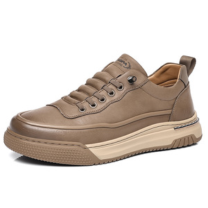 Mocasines de Cuero con Punta Redonda y Suela de Goma Antideslizante, Zapatos de Conducir para Hombre de Primavera - Product Image 5