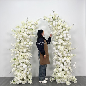 DKB Ceremonia de boda flor centro de mesa arco kit decoración Arche de mariage - Product Image 4