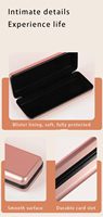Étui à lunettes de luxe en cuir rigide surdimensionné avec monture métallique, boîte de rangement rectangulaire pour lunettes, étui à lunettes de soleil personnalisé avec logo