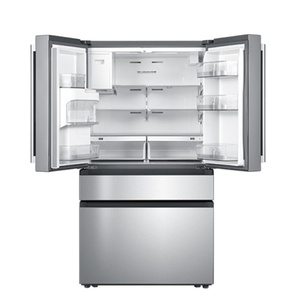 ตู้เย็นสแตนเลสแบบประตูฝรั่งเศสพร้อมเครื่องทำน้ำแข็ง ราคา - Product Image 1