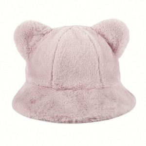 Sombreros de Pescador de Piel Sintética para Mujer, con Orejas Desmontables, para Todas las Estaciones, Casuales, de Viaje, al por Mayor - Product Image 2