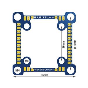 Controlador de Vuelo MATEKSYS F405-MiniTE OSD Baro <span class=keywords><strong>Blackbox</strong></span> F, ArduPilot INAV <span class=keywords><strong>BetaFlight</strong></span> 20Xmm 30Xmm para Avión, Dron FPV - Product Image 2