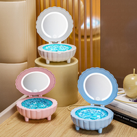Projecteur de lumière de nuit pour bébé HY HY-M9 avec bruit blanc, haut-parleur et télécommande RGB, rechargeable 5.3