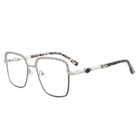 Lunettes optiques pour femmes 2026 avec monture en métal ornée de strass, lunettes élégantes de qualité supérieure