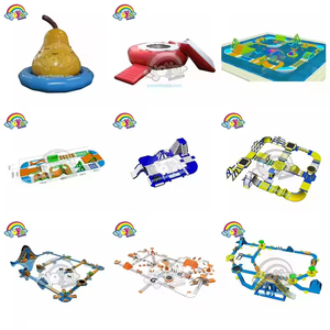Parc aquatique gonflable modulaire à sensations fortes, zones de divertissement rapides à dégonfler, pour centres de villégiature commerciaux - Product Image 4