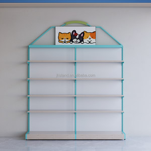 Negozio di animali professionali espositore con serpente servizio di Design personalizzato alla moda di colore blu Popup <span class=keywords><strong>Shop</strong></span> grazioso Interior Design del negozio al dettaglio - Product Image 3