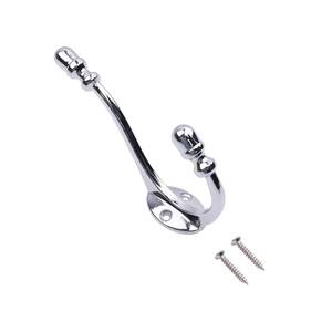 Crochet décoratif antique - Chrome - Product Image 1