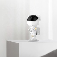 Projecteur d'étoiles veilleuse salle laser étoile enfants intelligent romantique étoilé Led astronaute en forme d'astronaute étoile ciel lampe de projection