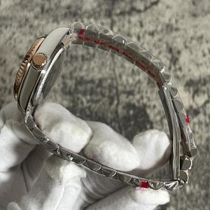 Montre pour femme de luxe OEM NH05, mouvement mécanique, cadran en nacre, bracelet <span class=keywords><strong>Jubilee</strong></span>, verre saphir, date - Product Image 5