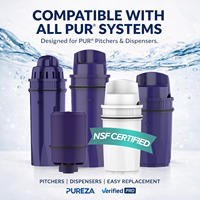 Filtres de robinet certifiés NSF et filtres pour carafe pour améliorer la qualité de l'eau du robinet, compatibles avec CRF-950Z, PPF900Z, PPF951K