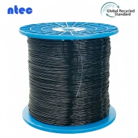 Fil de polyester noir de 3,0-3,5 mm de grande taille avec protection anti-UV et haute rigidité pour la ligne de treillis de vignoble