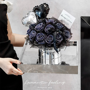 Un Ramo de Flores Eternas como Regalo de Cumpleaños y Día de San Valentín <span class=keywords><strong>para</strong></span> tu <span class=keywords><strong>Novia</strong></span>, Rosa Eterna Preservada en Caja - Product Image 5