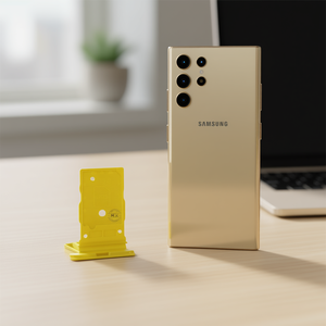 Bandeja para Tarjeta SIM para Samsung Galaxy S24 S921 S24 Plus S926 Dorado, Accesorios para Teléfono Móvil - Product Image 3