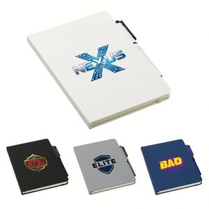 Custom Logo Soft Touch <b>Journal</b> Cover Pocket Notebook with Color Gel Pen - Product Image 1