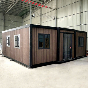 Maison conteneur préfabriquée extensible sur mesure 20 pieds 40 pieds, <span class=keywords><strong>2</strong></span> 3 4 5 chambres, maison modulaire préfabriquée en acier léger, Casa Contenedor - Product Image 1