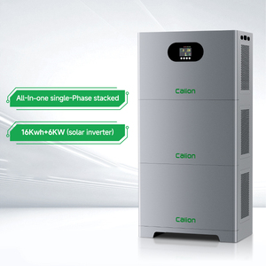 Batterie LiFePO4 tout-en-un 16 kWh 51,2 V 314 Ah avec onduleur hybride 6 kW et chargeur solaire MPPT 6000 W pour système de stockage d'énergie domestique - Product Image 1
