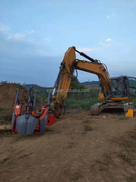 Transplanteur d'arbres robuste avec moteur et engrenages pour l'aménagement paysager, la transplantation en pépinière et le relocalisation d'arbres (Excavatrice 1,5+ tonnes)