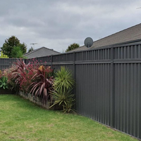 Panneaux de clôture en acier Colorbond sur mesure avec revêtement antirouille pour les cours résidentielles et commerciales australiennes