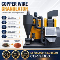 Machine de granulation de fil de cuivre commercial pour fils fins, avec une disposition compacte pour une production de granulés de cuivre purs