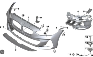 Parachoques Delantero de Alta Calidad para Autos 120i <span class=keywords><strong>118i</strong></span> 130i F52 Oe51118081799 para <span class=keywords><strong>BMW</strong></span> - Product Image 4