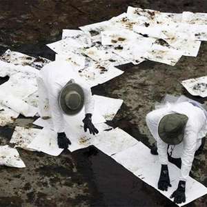 แผ่นดูดซับน้ำมัน <span class=keywords><strong>TESO</strong></span> คอมโพสิตแบบฉีกง่าย แผ่นดูดซับน้ำมันอุตสาหกรรม ผ้าสักหลาดดูดซับ 100% เส้นใย ES - Product Image 2