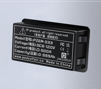 Moniteur de batterie de voiture universel étanche Peacefair 50-500A, testeur de tension de charge/décharge et de capacité, batterie au lithium PZEM-033XH