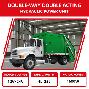 Unidad de Potencia Hidráulica AC 12V 24V para Elevador de Coches, Bombas Hidráulicas Bifásicas, Equipo Agrícola, Doble Acción, Control Remoto - Product Image 3