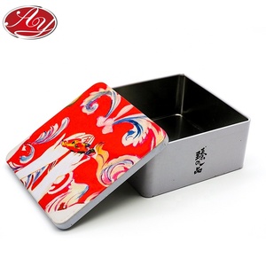 Square Tea Tin Can  Wholesale Tea Tins  Metal Tea Tin Box