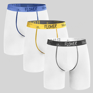 Nuevo bóxer suave y cómodo que absorbe la humedad, ropa interior masculina, ropa interior regular de algodón Spandex para hombres - Product Image 3